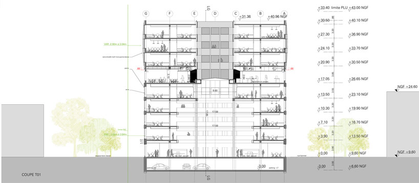 paul andreu municipal building in bordeaux france designboom "/