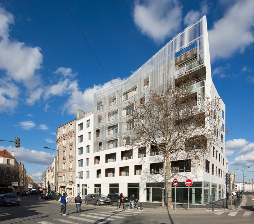 social housing units in saint denis by atelier du pont