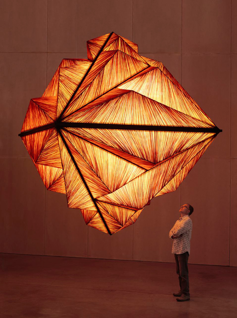 aqua creations: pyramid lighting sculpture