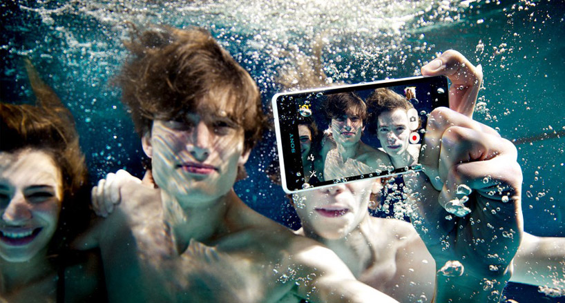 sony xperia ZR smartphone is completely waterproof