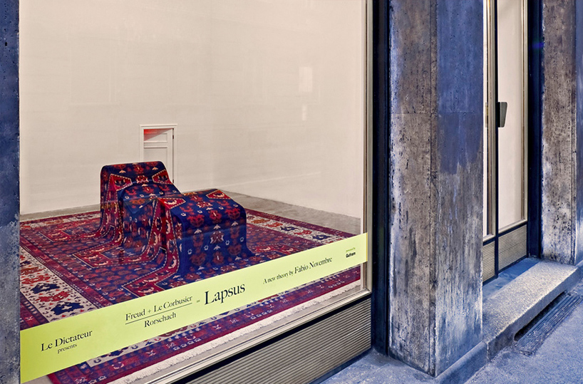studio fabio novembre crafts lapsus carpet-chaise lounge for GUFRAM