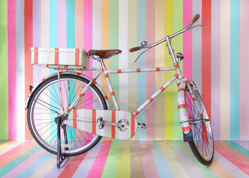 iyama design: mt hanging masking tape installation