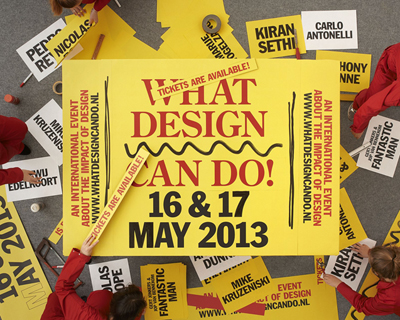 WHAT DESIGN CAN DO! 2013