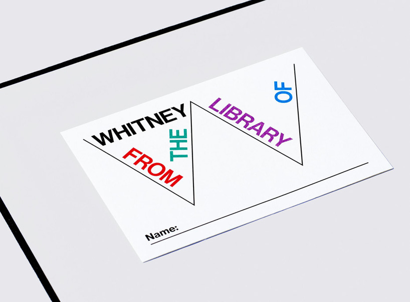 new whitney museum identity by experimental jetset