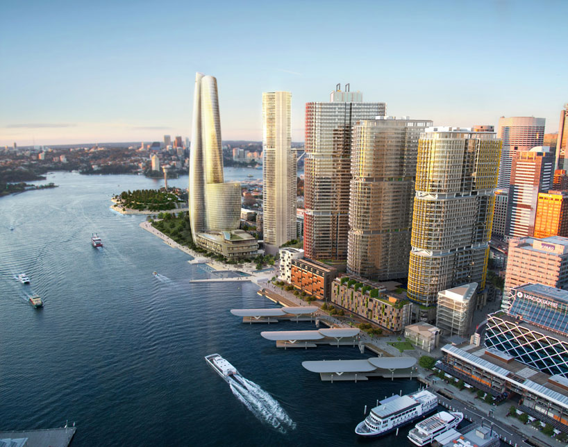 wilkinson eyre architects: crown hotel tower proposal for barangaroo