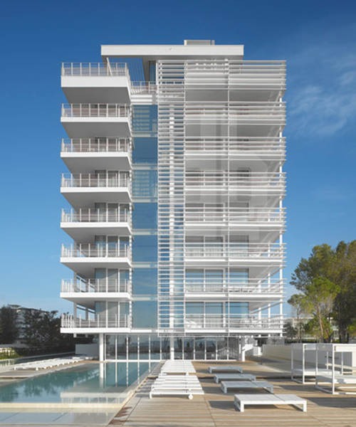 richard meier architects: jesolo lido condominium complete