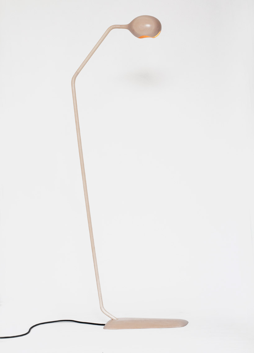 solid maple table lamps and light fixtures by loic bard