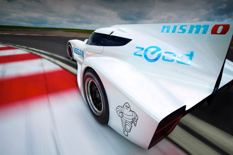 nissan unveils electric ZEOD race car for 2014 le mans