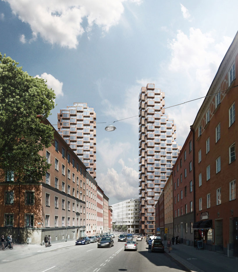 OMA's norra tornen towers win skyscraper competition in stockholm