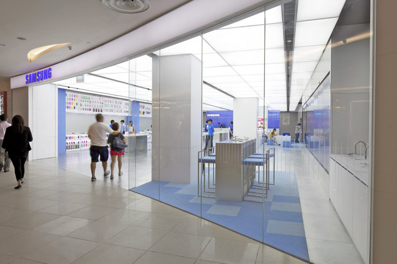 OMA-designed samsung flagship store opens in singapore
