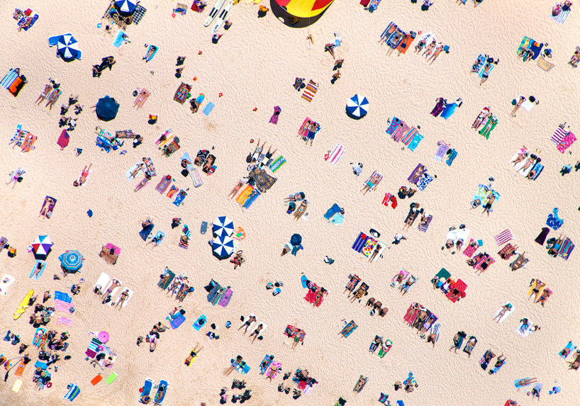 a la plage, a la piscine: aerial beach photographs by gray malin