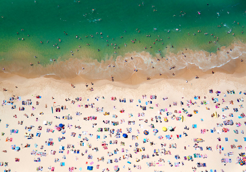 a la plage, a la piscine: aerial beach bum photographs by gray malin