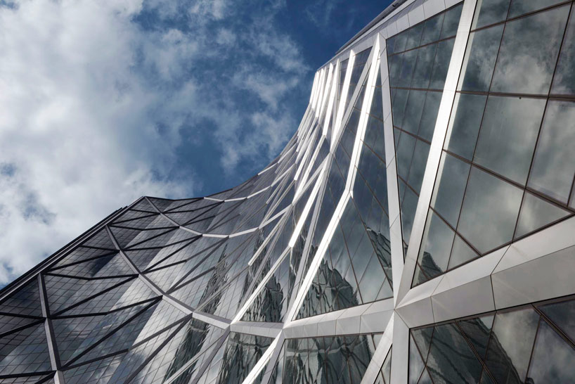 foster + partners tops out calgary's skyline with a bow