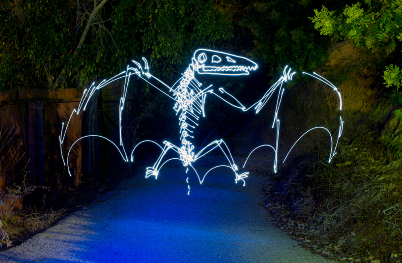 LED light paintings by darren pearson