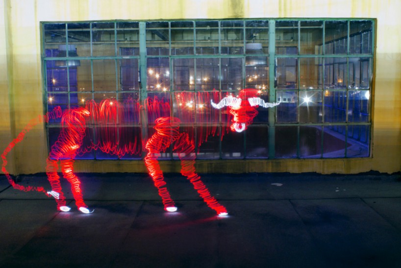 LED light paintings by darren pearson