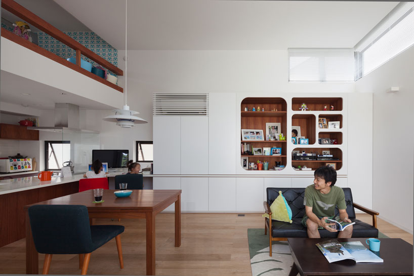 level architects' house in ofuna sports a deeply angled roofline
