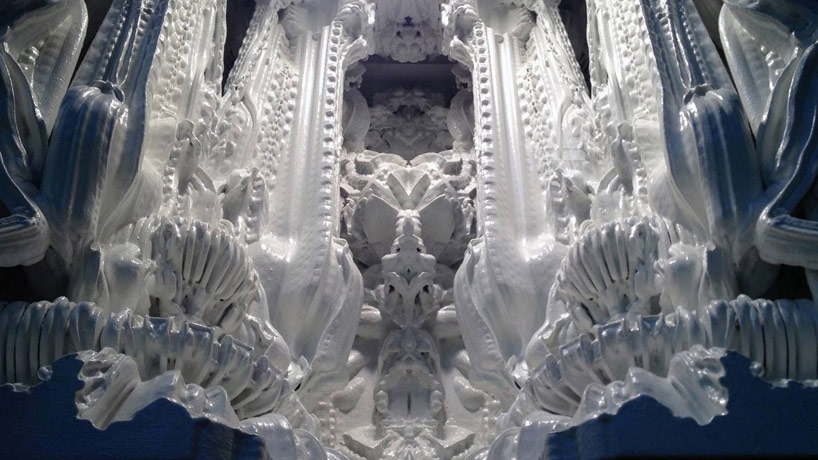 digital grotesque: a 3D printed room by michael hansmeyer