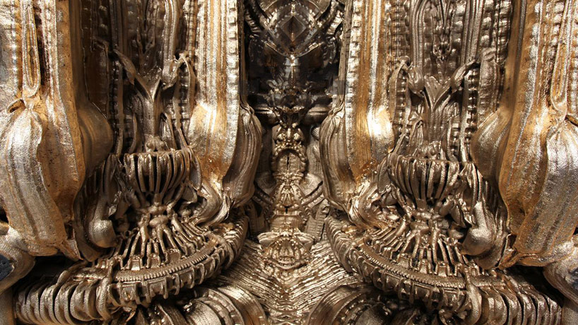 digital grotesque: a 3D printed room by michael hansmeyer