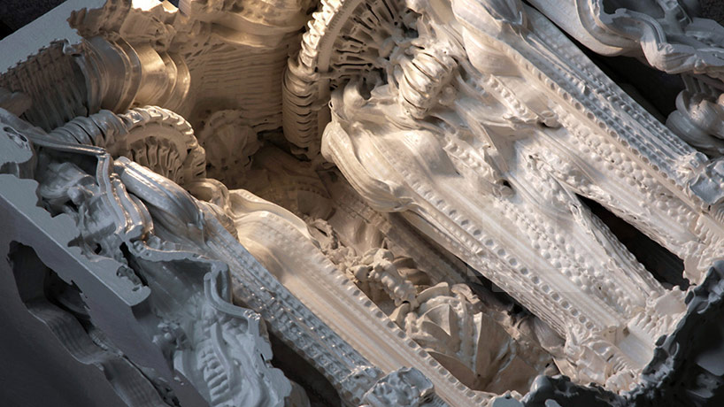 digital grotesque: a 3D printed room by michael hansmeyer