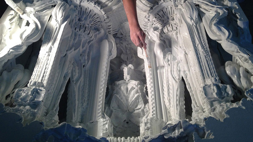 digital grotesque: a 3D printed room by michael hansmeyer