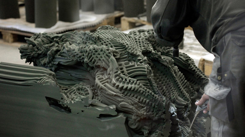 digital grotesque: a 3D printed room by michael hansmeyer