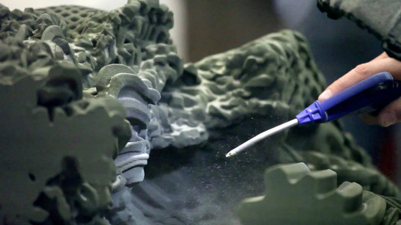 digital grotesque: a 3D printed room by michael hansmeyer