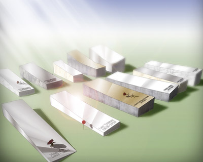 solar powered tomb stones by by lecafelkf from china