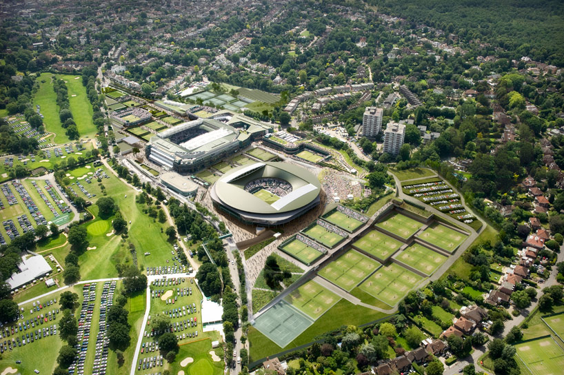 grimshaw architects unveil full wimbledon master plan 