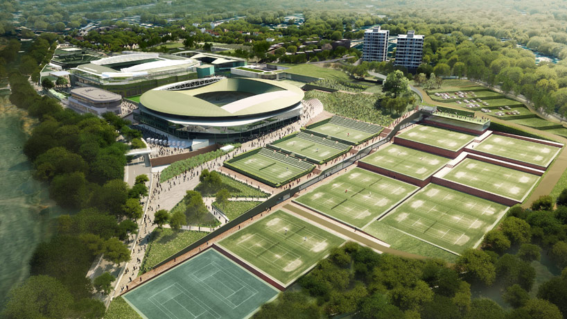 grimshaw architects unveil full wimbledon master plan 