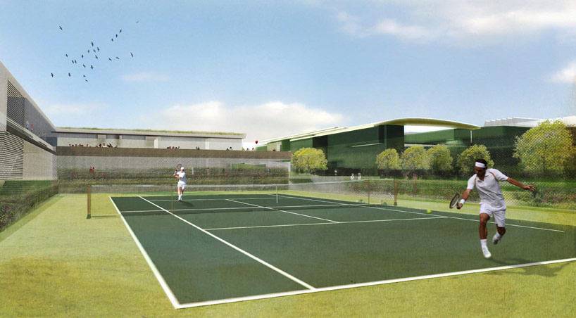 grimshaw architects unveil full wimbledon master plan 