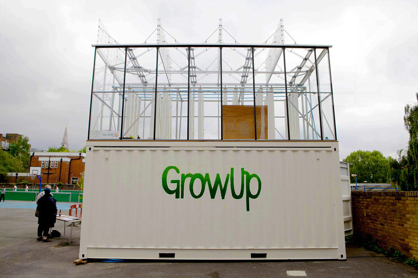 growUP box: an aquaponic shipping container farm