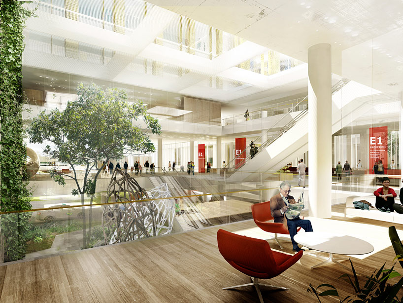 schmidt hammer lassen to design hospital hvidovre in copenhagen