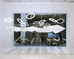 132.5 issey miyake window display by drawing and manual inc.