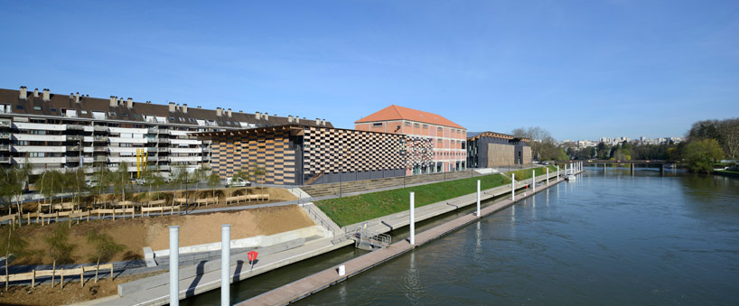 kengo kuma bresancon art center mimics landscape tectonics