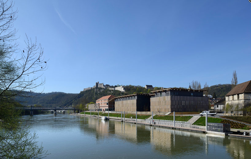 kengo kuma bresancon art center mimics landscape tectonics