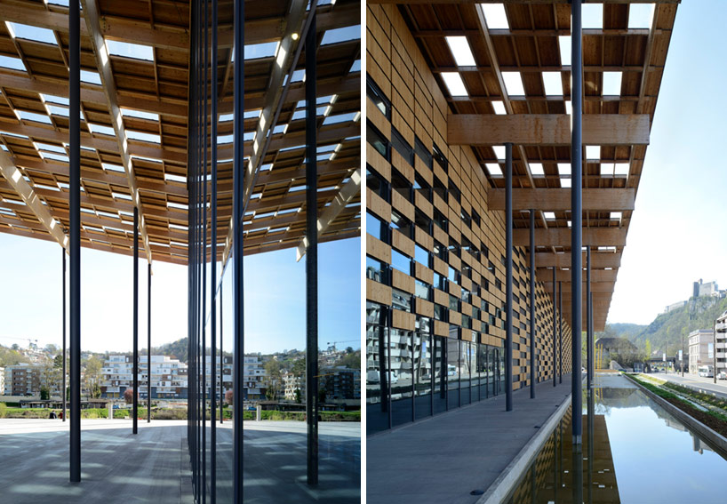 kengo kuma bresancon art center mimics landscape tectonics