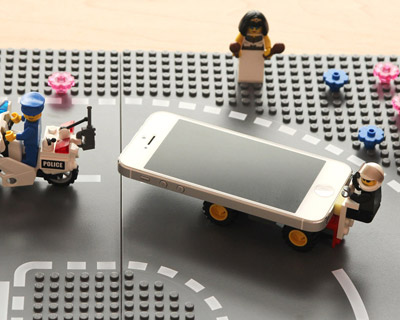 LEGO building block caps for iPhone by KBme2