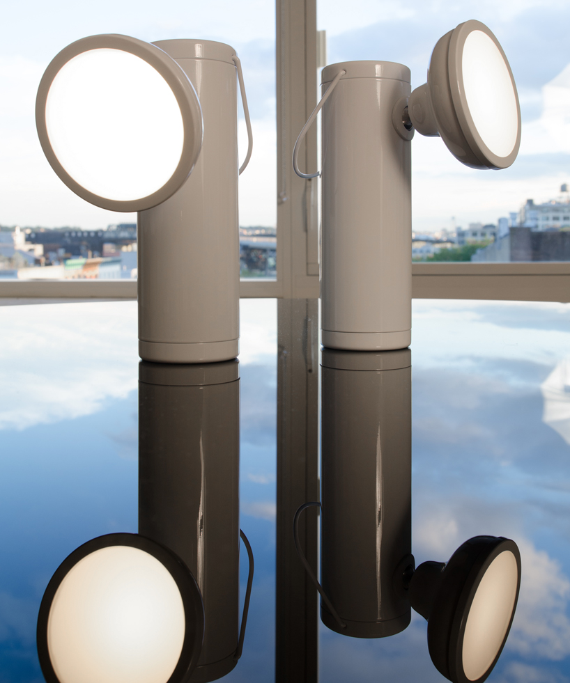 M lamp by david irwin resembles 19th century miner's lantern