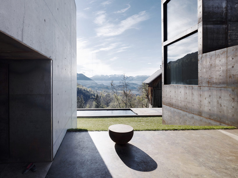 marte marte architekten design cor-ten steel tower for family