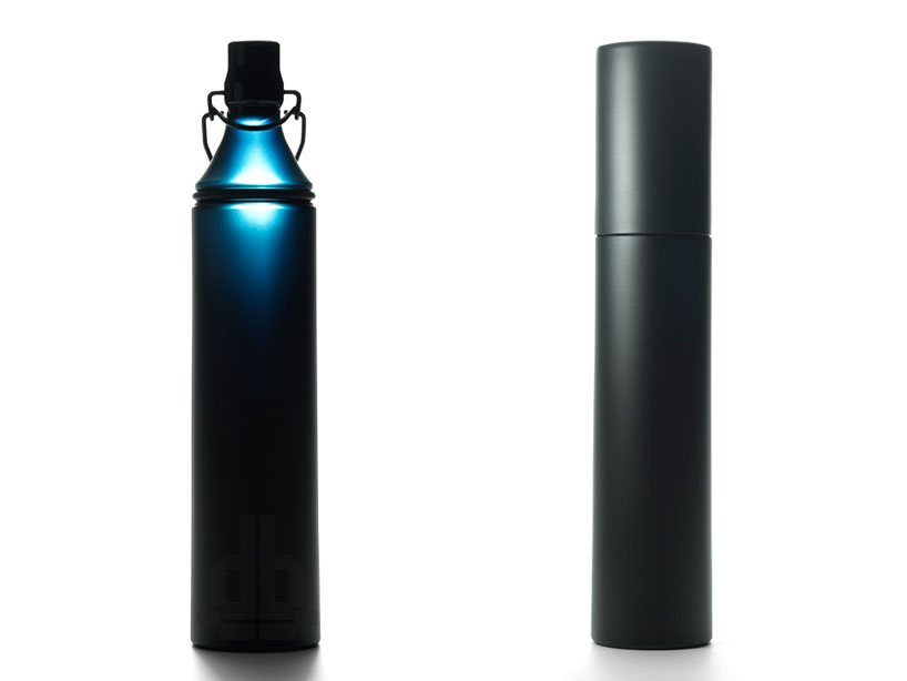 nendo designs bottle for N sake produced by ex-soccer player