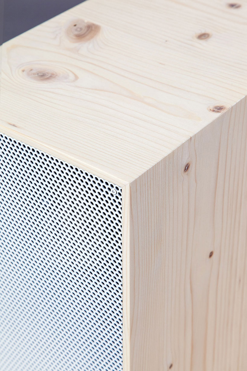 sustainably harvested wooden speakers by neue werkstatt