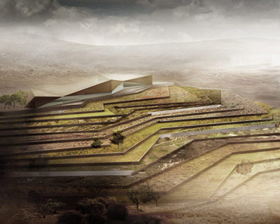palestinian museum by heneghan peng 'acts as a communicator'