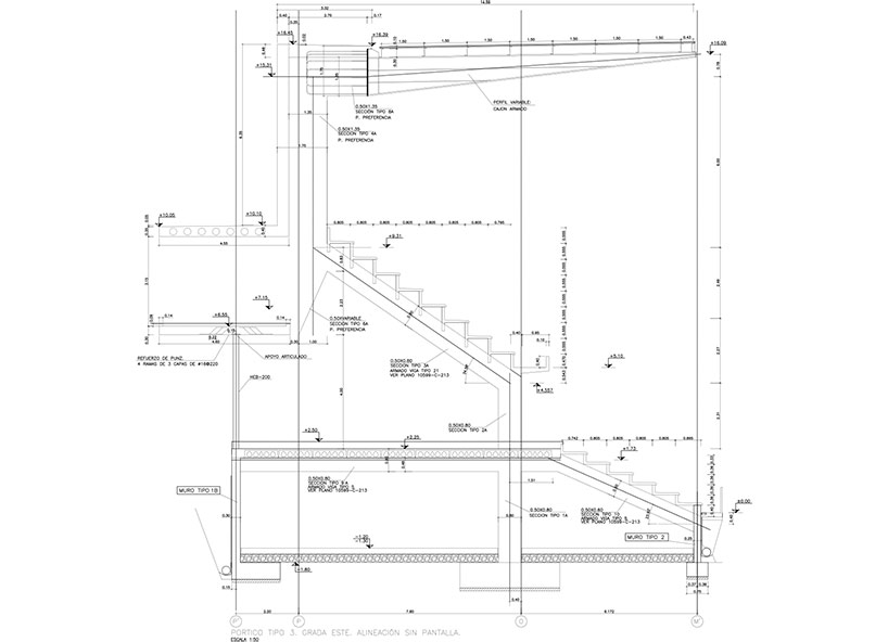 ACXT arquitectos: pasaron stadium