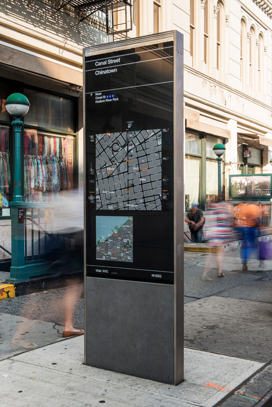 walkNYC pedestrian maps by the pentacitygroup