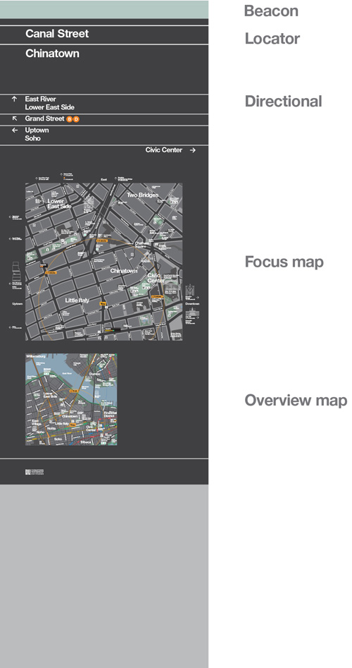 walkNYC pedestrian maps by the pentacitygroup
