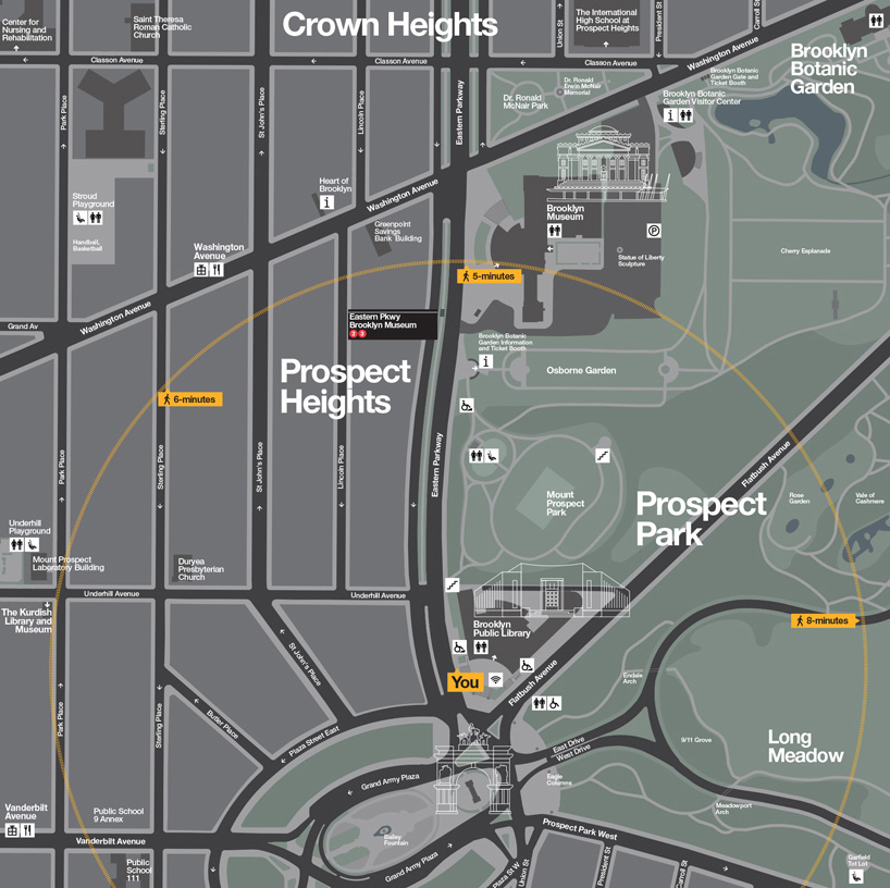 walkNYC pedestrian maps by the pentacitygroup