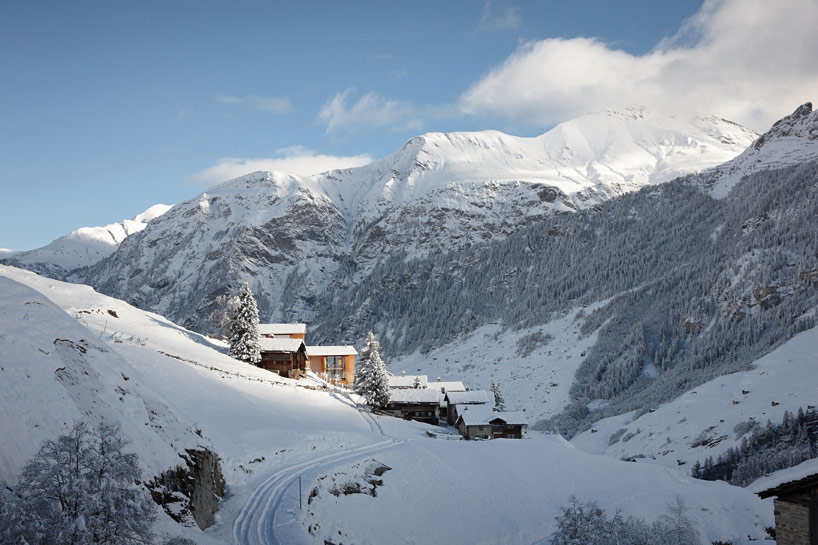 peter-zumthor house in leis peter zumthor's vacation homes in leis, vals