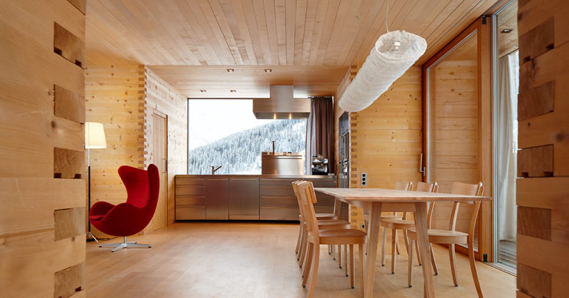 peter-zumthor house in leis peter zumthor's vacation homes in leis, vals