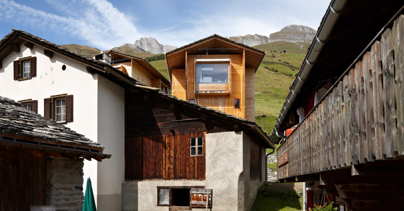 peter-zumthor house in leis peter zumthor's vacation homes in leis, vals