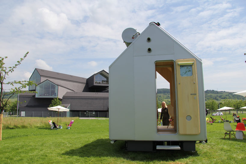 renzo piano's micro-home 'diogene' installed on vitra campus 